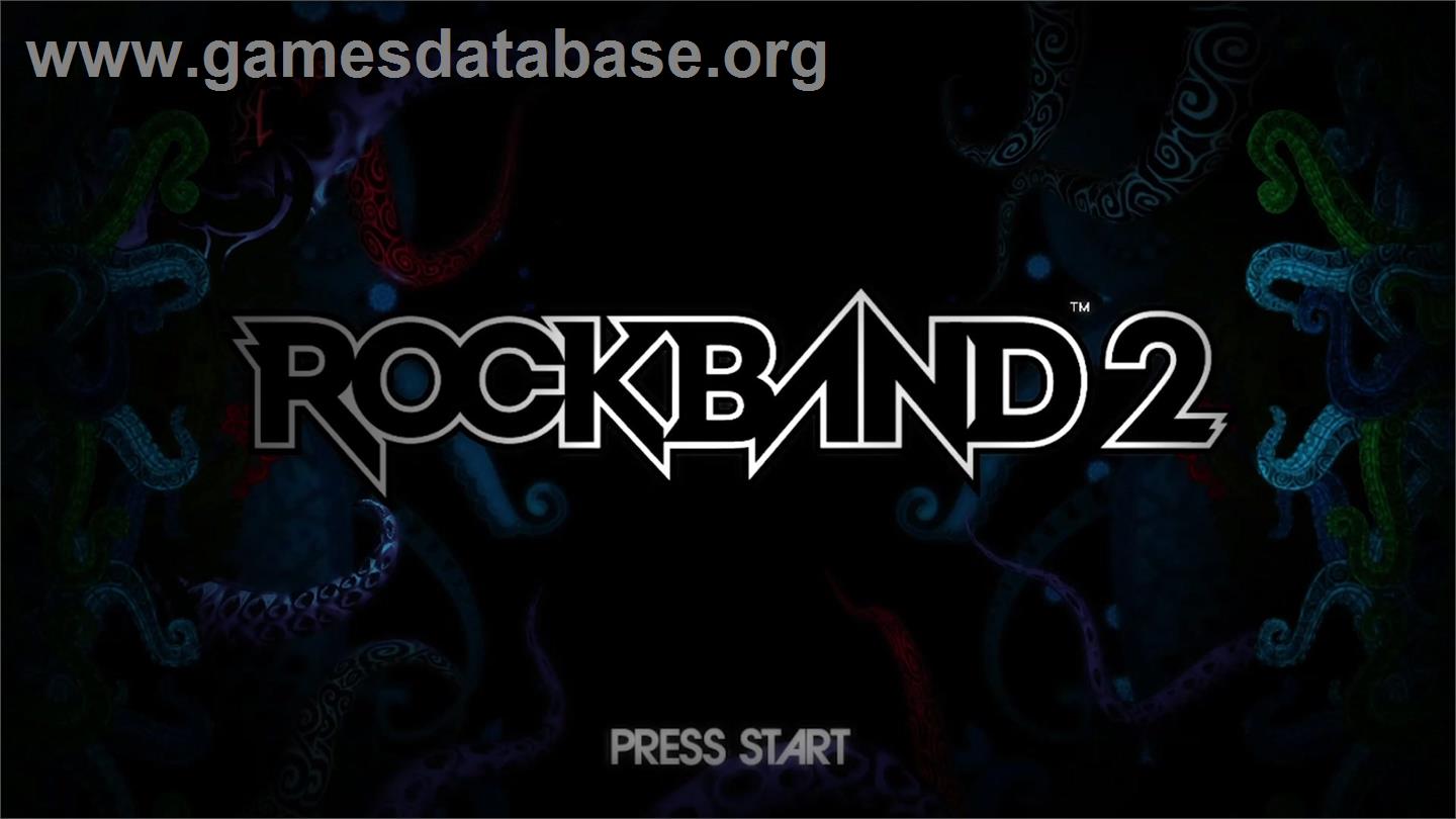 Rock Band 2 - Microsoft Xbox 360 - Artwork - Title Screen